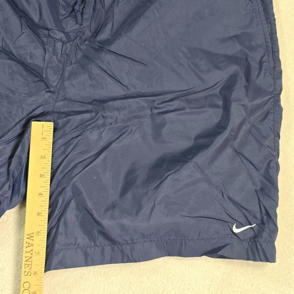 Vintage 90's Nike Swoosh Nylon Windbreaker Lined Shorts Trunks Size XXL